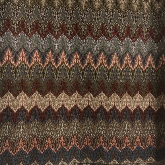 Melissa Paige • Multicolored sparkle Aztec Design skirt - Picture 2 of 7